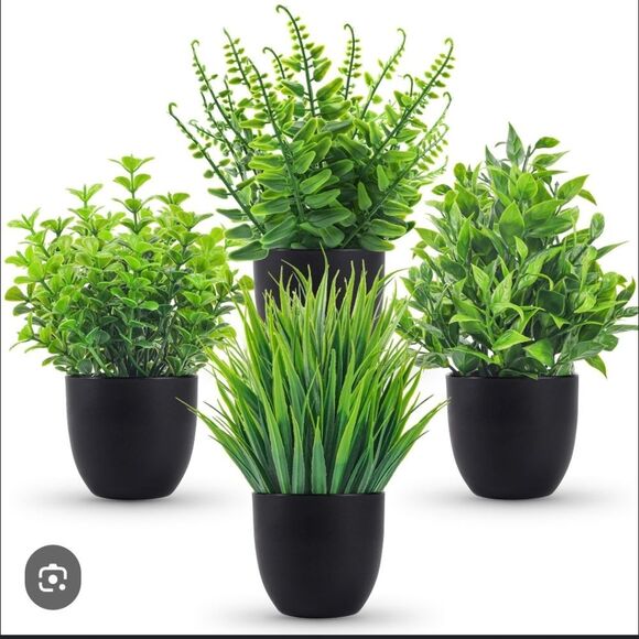 Other - Der Rose Fake Plants 4 Packs Artificial Plants Small Faux Plants